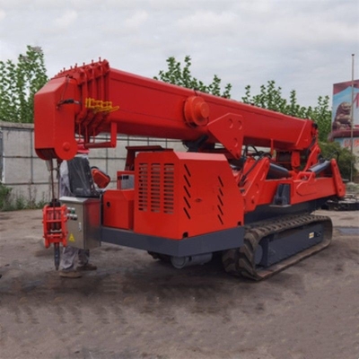 Remote Control Hidraulik Tenaga Listrik Diesel Spider Crawler Crane 5ton 8ton