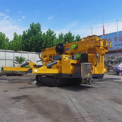 Mini Four Outriggers Spider Crawler Crane Tinggi Angkat 17,8m