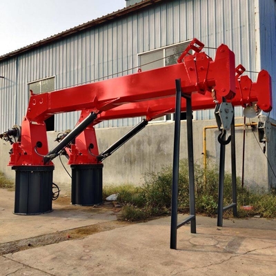 Lengan Lipat Atau Telescopic Mobile Harbour Crane untuk mengangkat