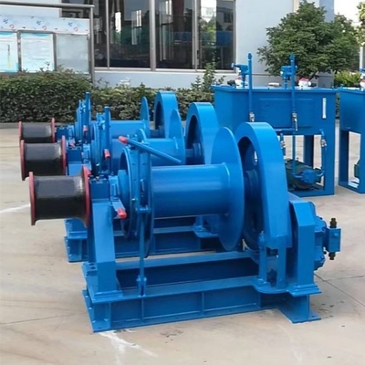CCS Menyetujui Winch Listrik Laut Kapasitas 25ton 250KN Winch Penarik Elektro Hidraulik