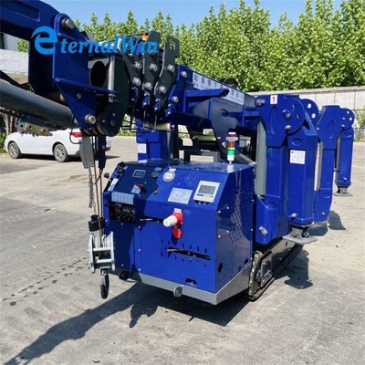 Euro 5 Mesin Diesel Crane Mini Spider Crane Kapasitas beban 3 ton