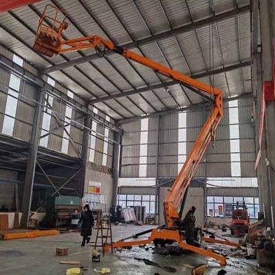 10m 14m Electric Lifting Platform Articulating Manlift Track Cherry Picker Spider Boom Lifting Platform