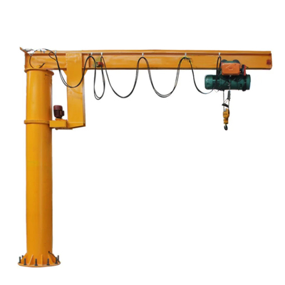 Performance Steel Electric Jib Crane Dengan Tinggi Lift Disesuaikan Dan Pilihan Chain Lift