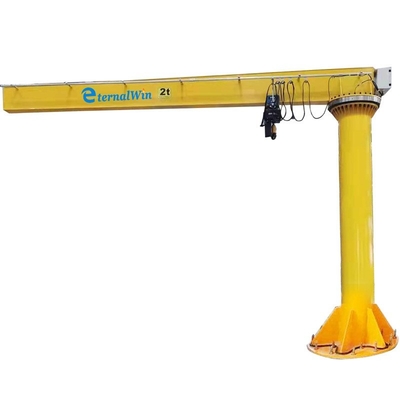 Electric Chain Hoist Jib Crane Customized Height Steel Crane Dengan Kapasitas 500kg-3ton