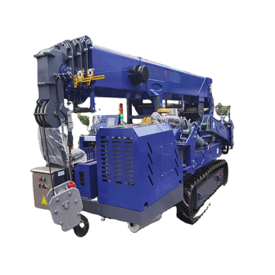 Crane Yellow Spider Crawler dengan Telescopic Boom dan Baja