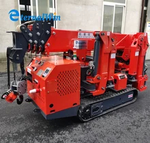 Crane laba-laba 3 ton yang dapat disesuaikan dengan boom teleskopik dan opsi sumber daya ganda