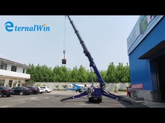 Derek Perayap Laba-laba Teleskopik Boom Listrik & Diesel Remote Control 5T 8T