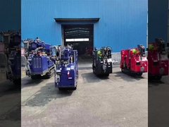 Boom Teleskopik Derek Perayap Laba-laba Warna Khusus Bertenaga Listrik dan Diesel 3ton 5ton 8ton