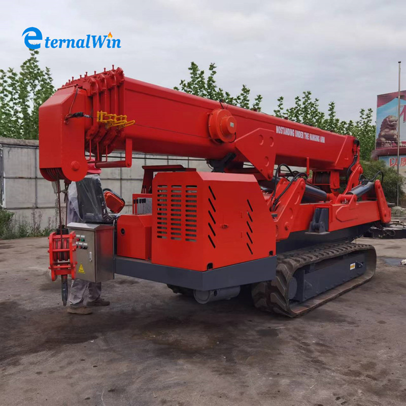 Loader Spider Crawler Heavy Duty Mobile Spider Crawler Crane Outdoor Construction Lifting 12 ton