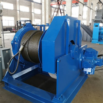 Diesel Powered Hydraulic Winch Mooring Anchor Winch untuk dek kapal