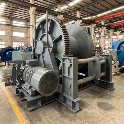 OEM 10ton Ke 100ton Electric Hydraulic Marine Mooring Winch Untuk Kapal / Kapal