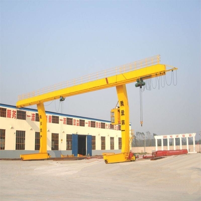 6-9M/Min Kecepatan Angkat Kotak Girder Crane Gantry Listrik Overhead Crane Untuk Penggunaan Pabrik