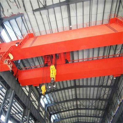 Remote Control Nirkabel Derek Bepergian Overhead Listrik Girder Ganda 20 Ton 50 Ton