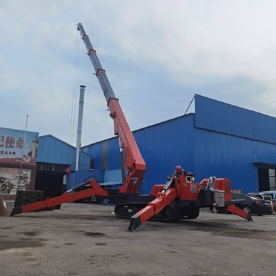 Mesin Diesel Konstruksi Listrik Spider Lift 12 Ton 22,5m Mobile Spider Crane