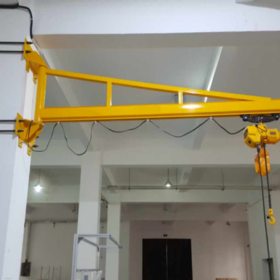 Jib Crane Terpasang di Dinding Remote Control 5 Ton Pengangkatan Kecepatan 20m/Min