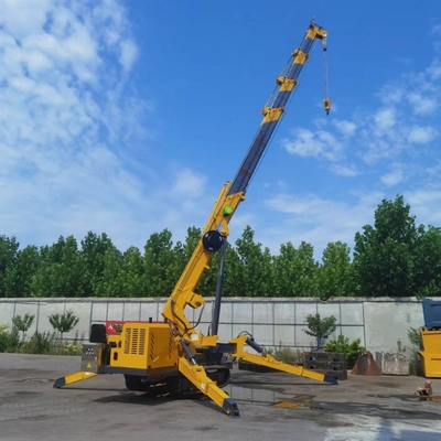 Spider Crane Baja Bertenaga Listrik Dan Diesel 8 Ton Dengan Garansi 3 Tahun