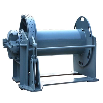 15ton Diesel Mooring Winch Drum Hidraulik Jangkar Winch OEM DOM