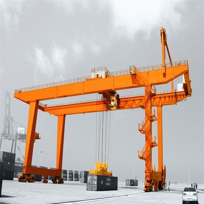 Double Girder Explosion Proof Gantry Lift Electric Gantry Type Crane Untuk Lokasi Konstruksi