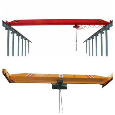 Kerekan Listrik Derek Overhead Jembatan Balok Tunggal 3T 10T Remote Control Nirkabel