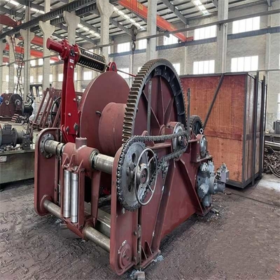 Winch Hidraulik Laut Drum Ganda Dengan Winch Jangkar Variabel Stasiun Pompa