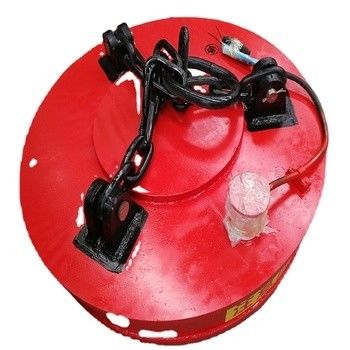 1T 20T Melingkar Bulat Ekskavator Derek Magnet Chuck Elektromagnetik