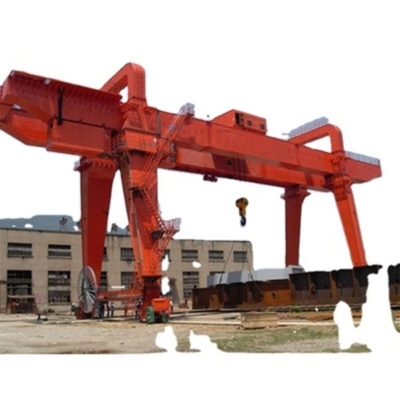Perahu Eropa Marmer Lifting Truss Bridge Crane Double Girder Gantry 32T 50T