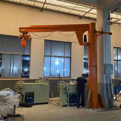 Jib Panjang Lengan Disesuaikan Angkat Derek Kantilever 270 Derajat Dengan Wirerope Hoist