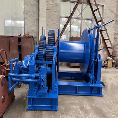 Winch Mooring Winch Hidraulik Laut Beban Terukur yang Disesuaikan Dengan Drum Tunggal