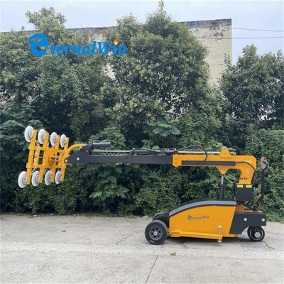 Stabil Dapat diandalkan Glass Lifter Vacuum Glass Glassing Robot 500kg Dengan Komponen Hidraulik