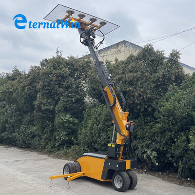 Pengangkat Kaca Vakum Listrik yang Dapat Diputar dengan Kapasitas 800Kg, Tinggi Angkat Maks. 5M untuk Panel Kaca