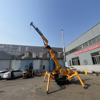 Telescopic Boom 3 Ton Spider Crane tahan lama Versatile Angkat