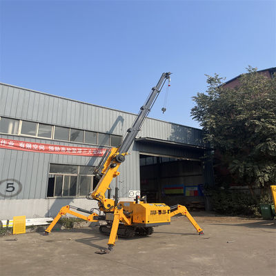 Steel Spider Crane dengan kapasitas beban 2500kg untuk operasi yang aman