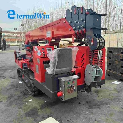 Kuning Merah Atau Hijau Spider Crawler Crane Dengan Kapasitas Angkat 8 Ton Telescopic Boom