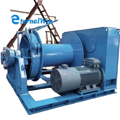 Steel Marine Electric Winch Nominal Load 1 Ton hingga 100 Ton Diameter Tali Kawat 8mm hingga 60mm