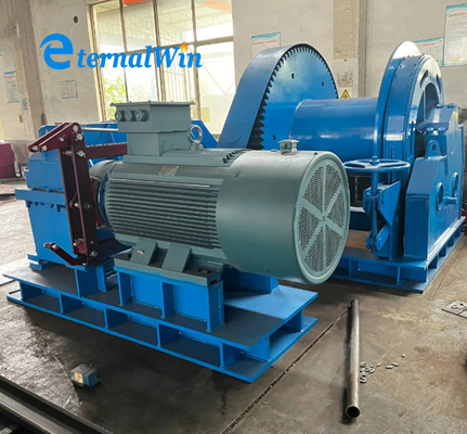 1 Ton sampai 100 Ton Nominal Load Marine Electric Winch Steel untuk Angkat