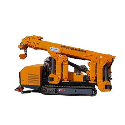 Baja Mini Spider Crane Telescopic Boom Kapasitas Angkat 3 Ton