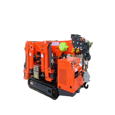 Baja Mini Spider Crane Listrik Dan Diesel Power Telescopic Boom 3 Ton - 12 Ton