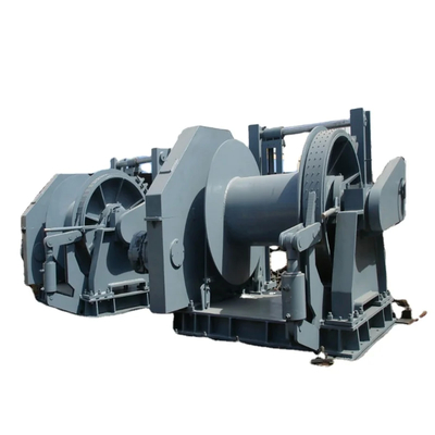 75-ton Metal Steel Marinir Hydraulic Winch Dengan Stasiun Standar Hydraulic