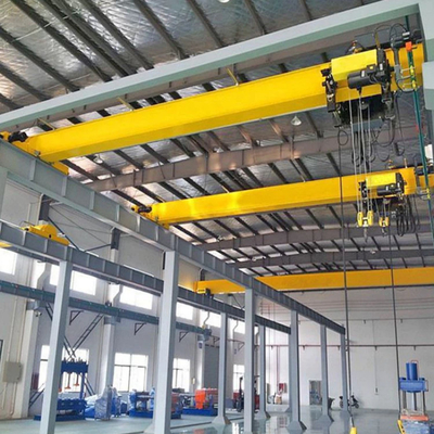 Crane Listrik 380V Single Girder Overhead dengan Kecepatan dan Ketinggian Angkat yang Disesuaikan