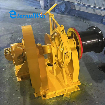 Mesin Diesel Hidraulik Laut Anchor Hydraulic Angkat Winch Windlass Dengan Kepala Warping