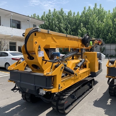 CE Telescopic Boom Diesel dan Daya Listrik 5 Ton Mini Spider Crawler Crane