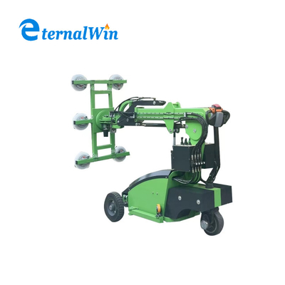 Kuning Hijau Merah Heavy Duty Electric Glass Lifter 800Kg Max Load 3.5m Tinggi