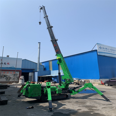 3-12 Ton Smart Spider Crane dengan Telescopic Boom
