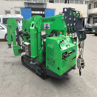 EW Kuning Merah Biru Hitam Telescopic Boom Spider Crane Dengan Baja