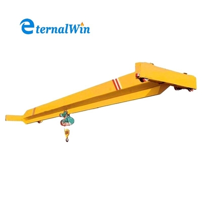 Kecepatan yang disesuaikan Single Girder Electric Overhead Crane dengan Pendent Control