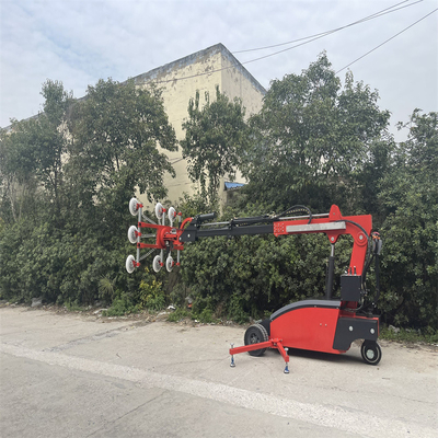 800kg Max Load 5 Meter Max Lifting Height 360 derajat Rotasi Vacuum Glass Lifter