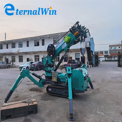 Mini Spider Crane Dengan Listrik Dan Diesel Power Berbagai Warna