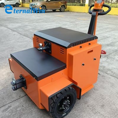 20 Ton Electric Tow Tractor Steel Lifting Crane Untuk Penanganan Beban Berat Pada 2-3 Km/jam