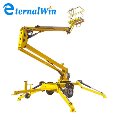 8m 10m 12m 14m Portable Platform Man Lift Platform Kerja Udara Mesin Hidraulik