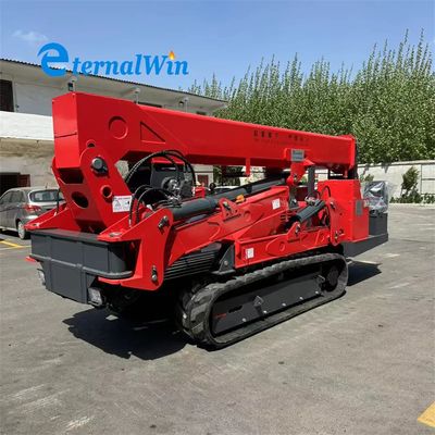 12 Ton Listrik dan Diesel Telescopic Mini Spider Crane